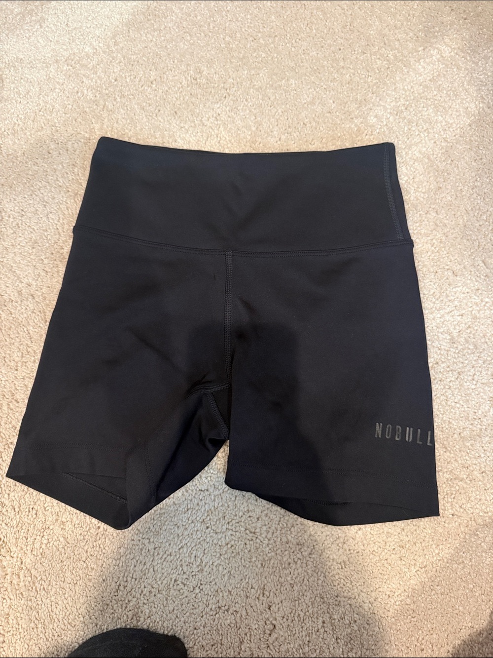 NOBULL Women's Black High-Rise Bike Shorts
